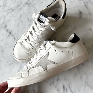 Golden Goose Clean Superstar Sneakers